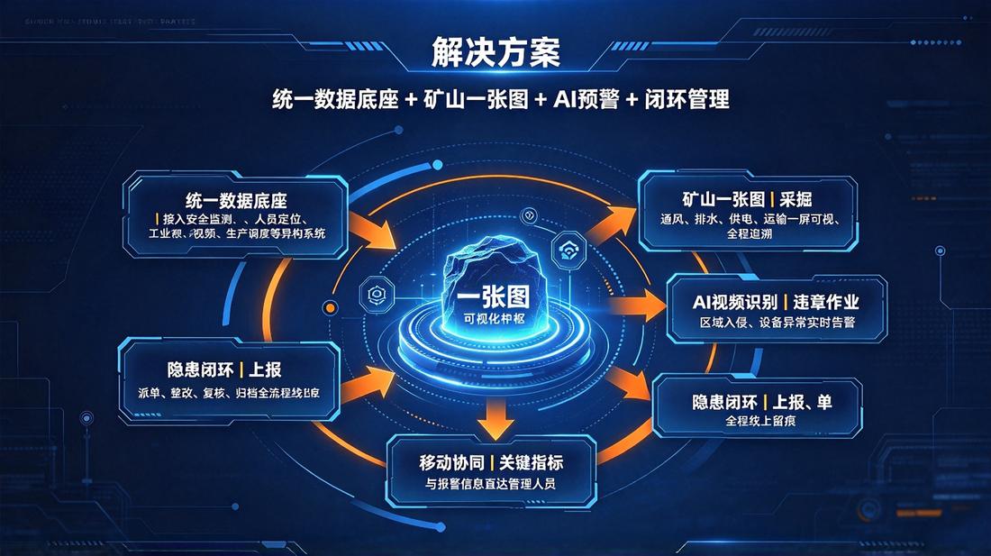 智慧矿山综合管控平台配图